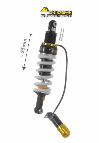 Ammortizzatore posteriore Touratech per abbassamento -25mm per BMW F850GS dal 2018 Tipo Livello 2 Ammortizzatore posteriore Touratech per abbassamento -25mm per BMW F850GS dal 2018 Tipo Livello 2