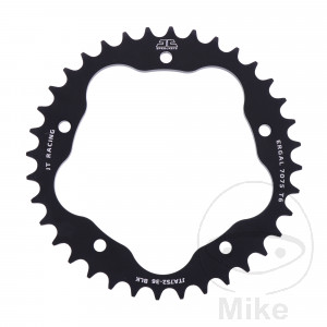 Alu-Kettenrad 36Z Teilung 525 schwarz für Kettenradträger 7585011