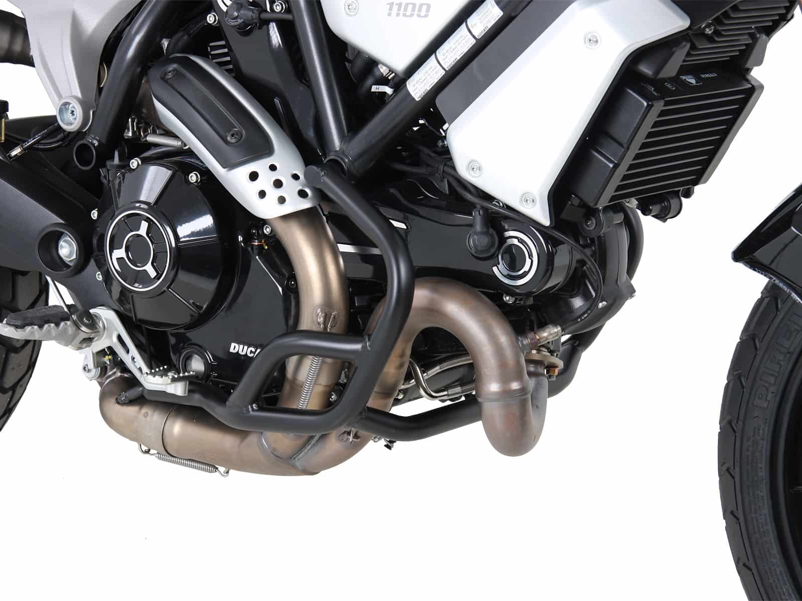 Motorschutzbügel schwarz für Ducati Scrambler1100/Special/Sport (2018-2020)