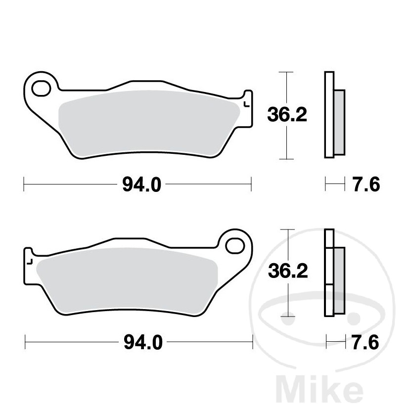 Bremsklotz Standard Offroad TRW Alternative: 7320521