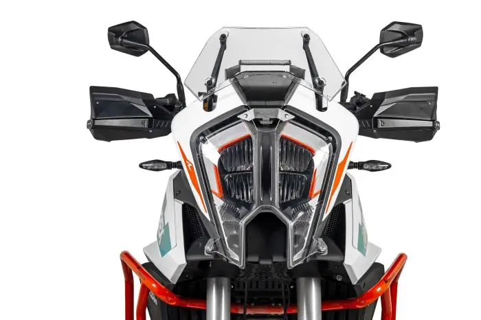 DEFENSA Manopole di Protezione Expedition, nere, per KTM e Husqvarna