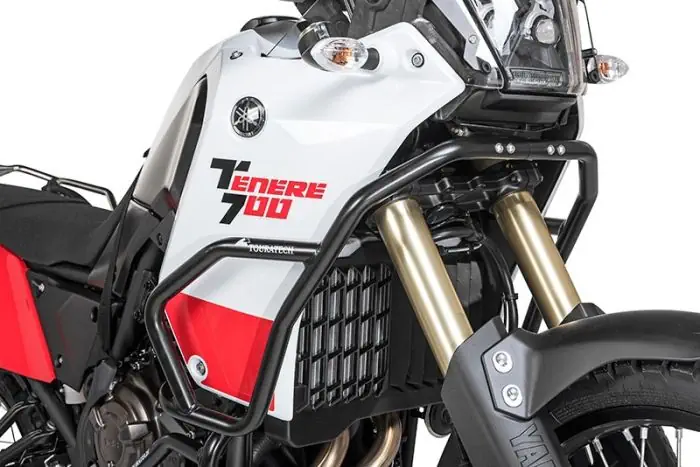 Touratech soporte de carenado de acero inoxidable negro para Yamaha Tenere 700