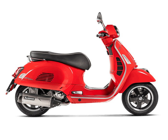 Akrapovic Auspuff Slip-On VESPA GTS 125 / Super / Sport / Tech