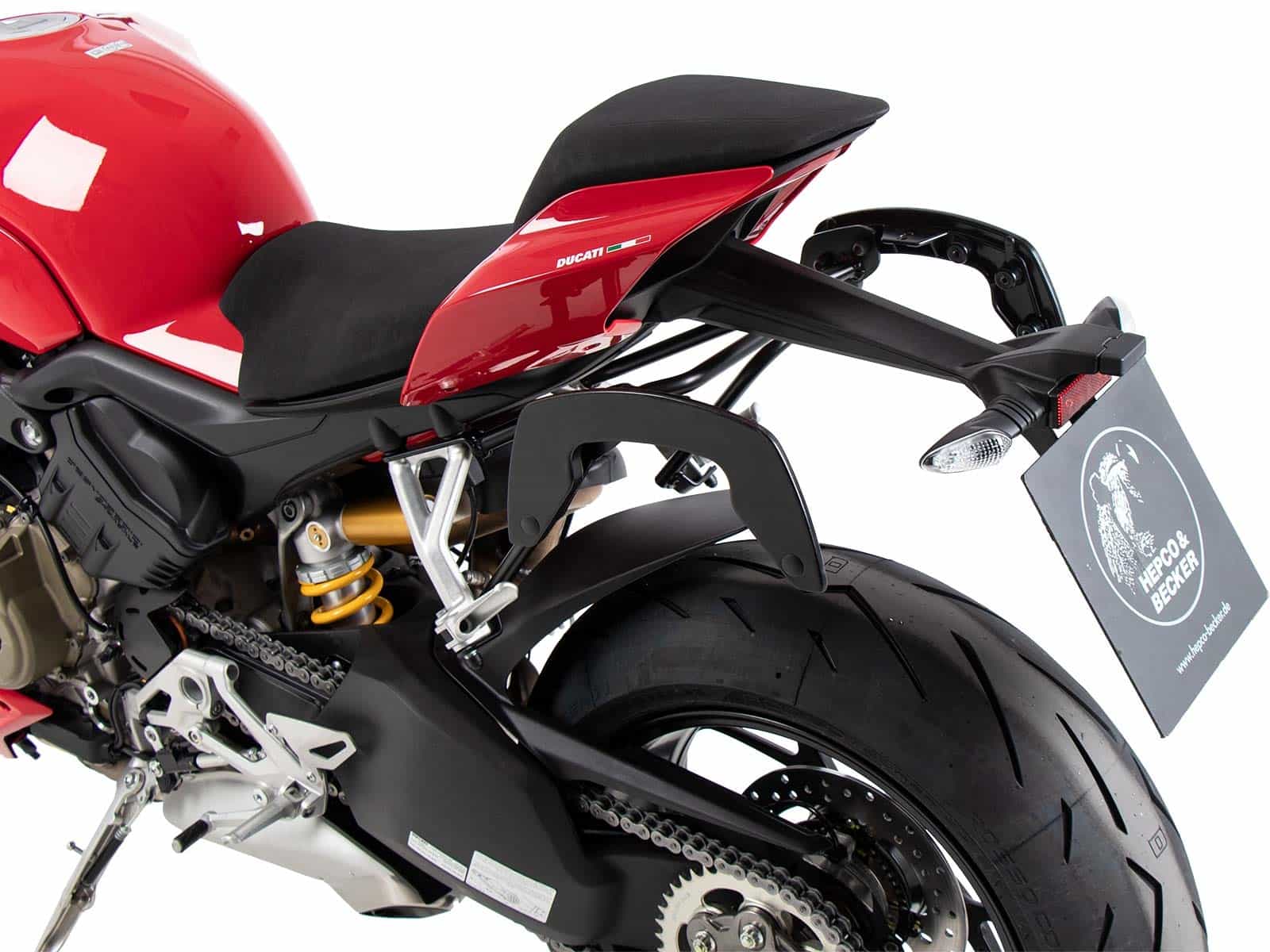 C-Bow Seitenträger schwarz für Ducati Panigale V4/S/R (2018-2024)