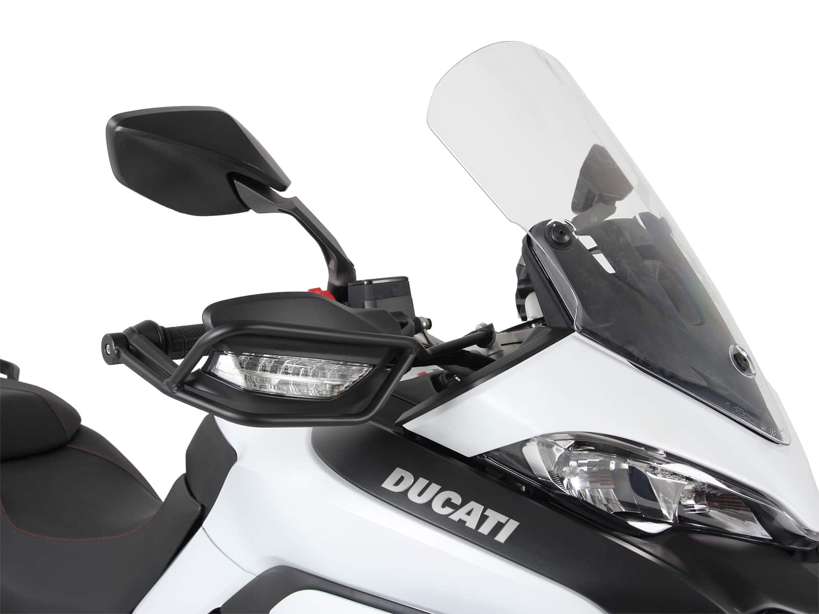 Griffschutz für Ducati Multistrada 1200/S (2015-2017) Set, schwarz (links + rechts)