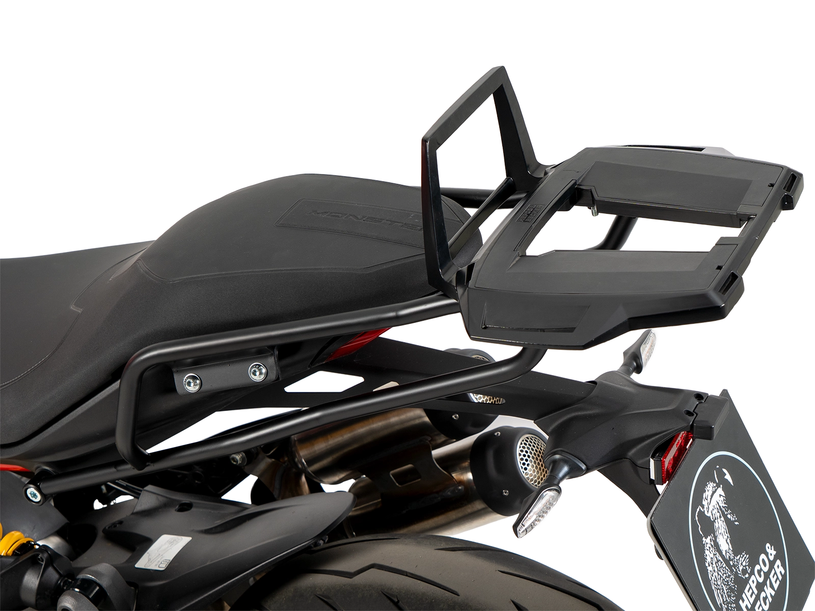 Alurack Topcaseträger schwarz für Ducati Monster 890 / + (2026-)
