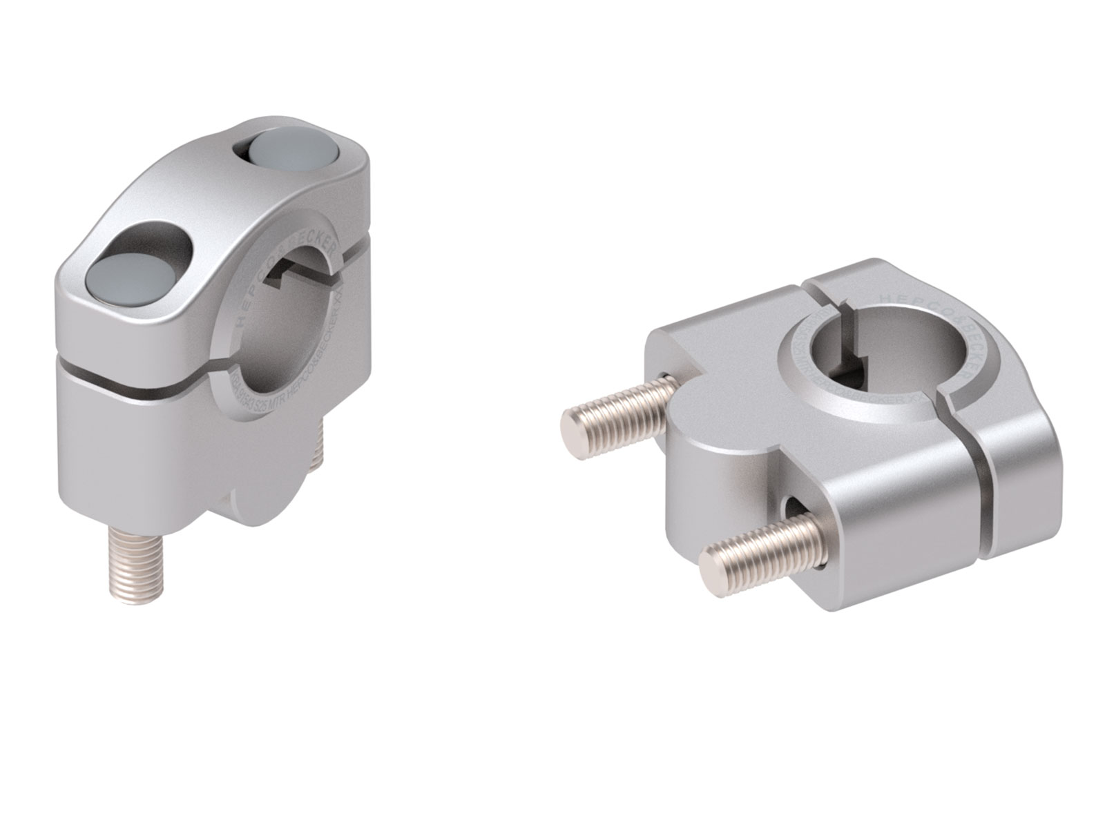 Lenkererhöhung silber, 25 mm für Ducati Multistrada 1000 / 1100 / S (2003-2009)