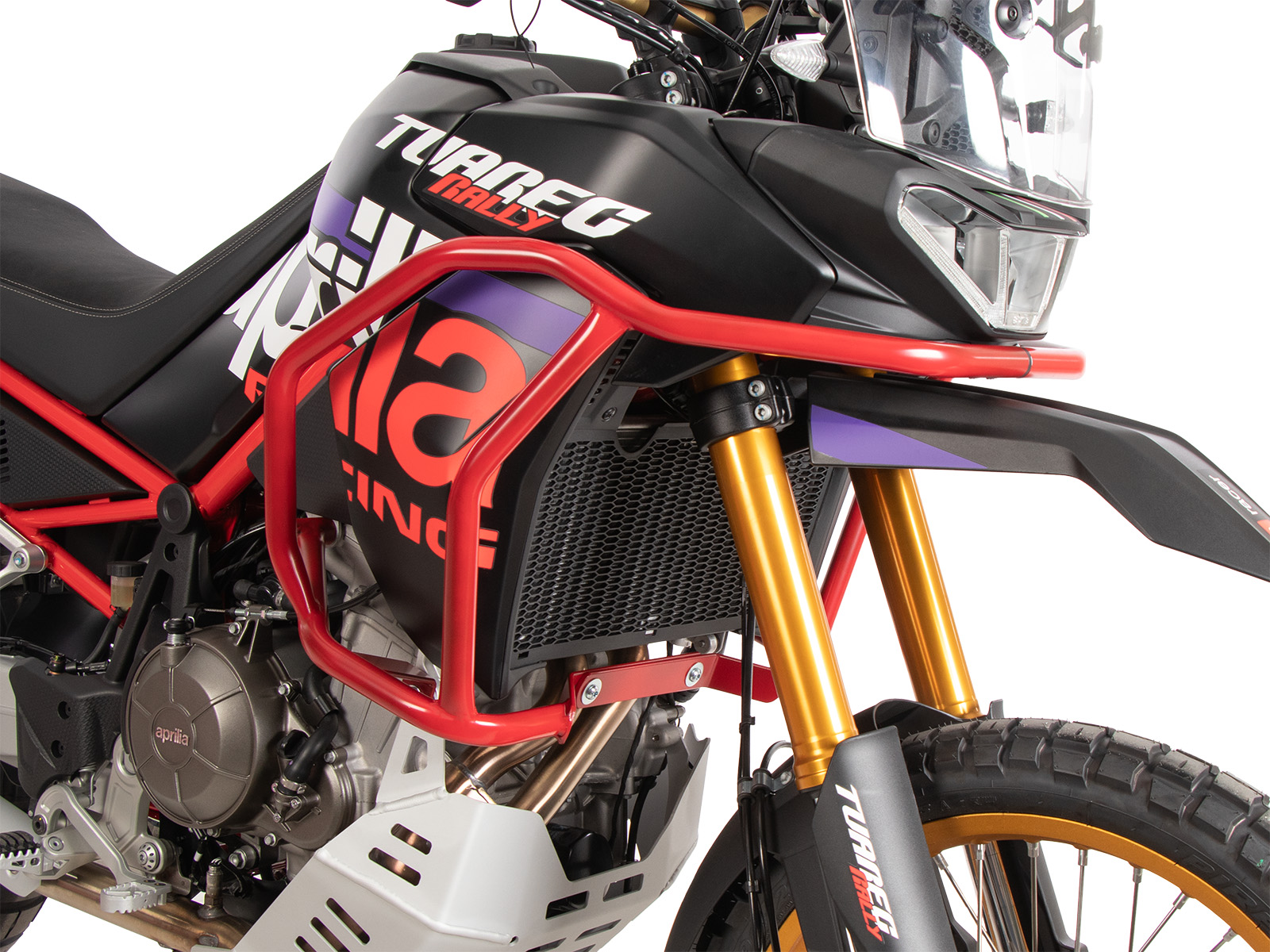 Tankschutzbügel rot für Aprilia Tuareg 660 Rally (2025-)