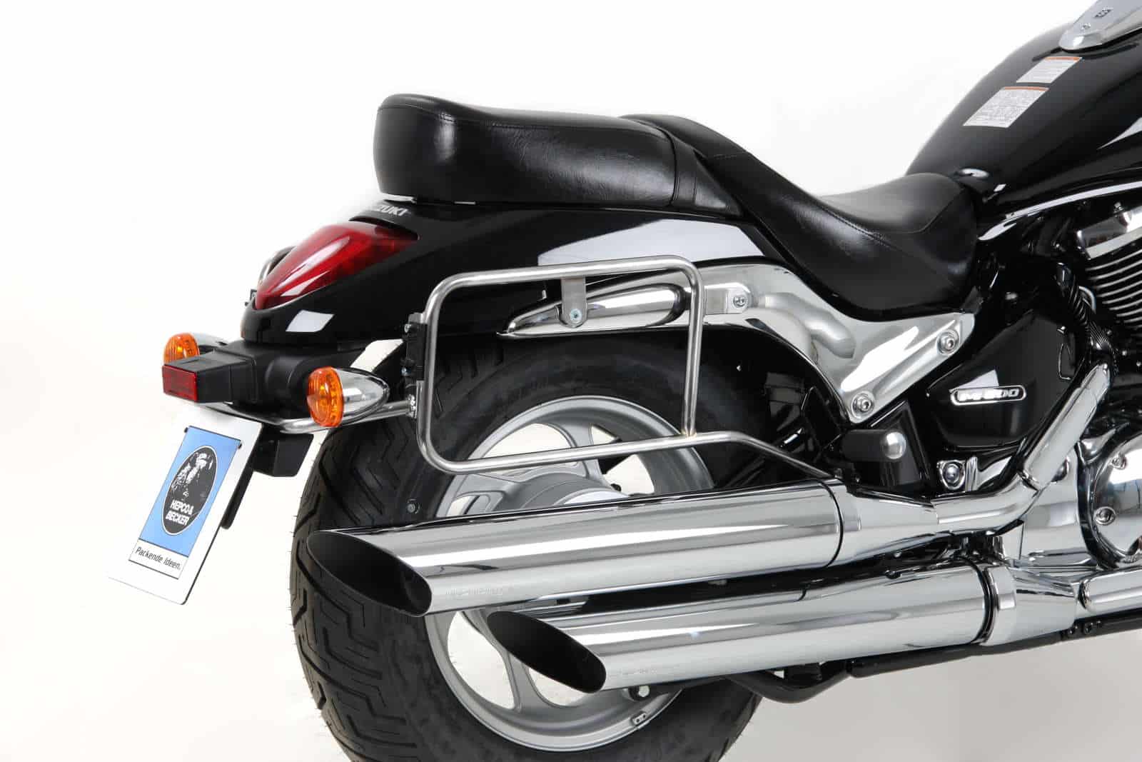 Seitenkofferträger festverschraubt chrom für Suzuki M 800 Intruder (2010-2012)