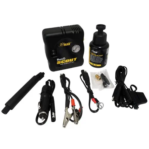 Touratech Kompressor AirMan ResQ Scout VO Tire Repair Kit
