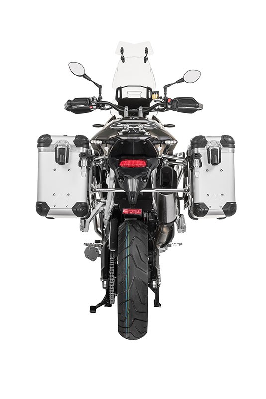 ZEGA Evo Koffersystem für Triumph Tiger 900 - And-Black | 31/38 | Silber