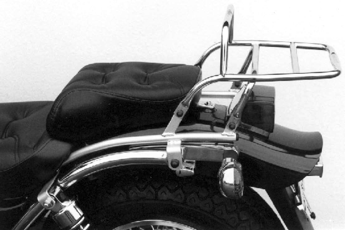 Rohrgepäckbrücke Topcaseträger chrom für Suzuki VS 1400 Intruder (1987-2003)