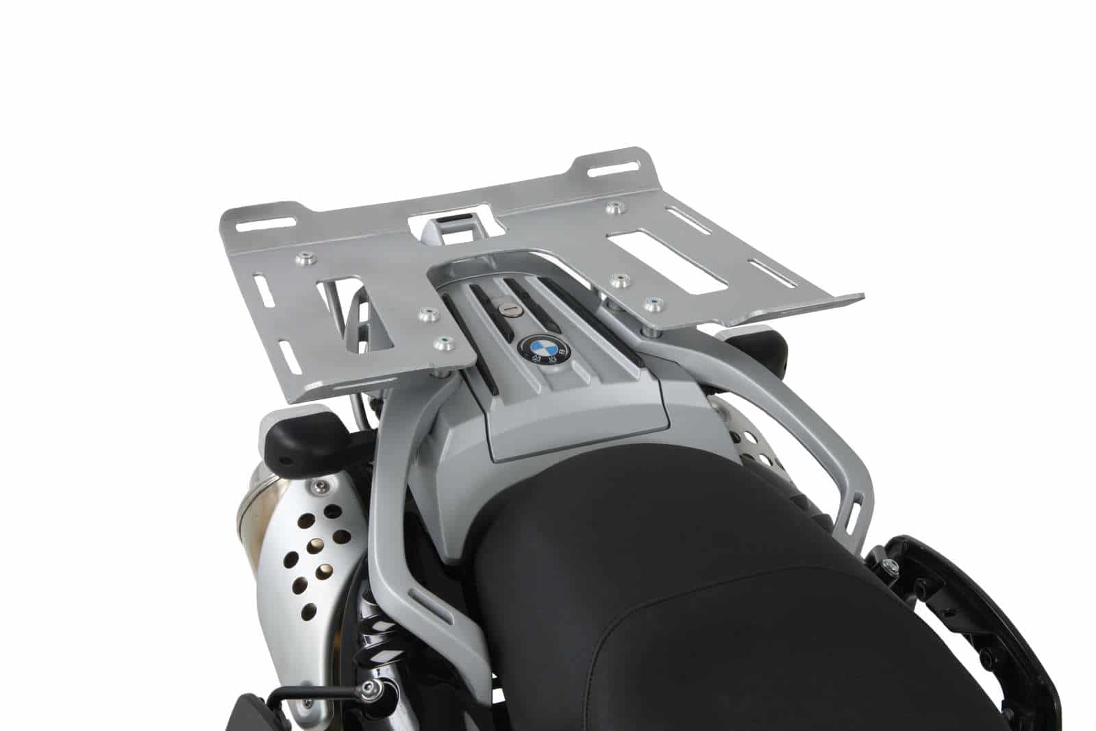 Gepäckbrückenverbreiterung silber für BMW F 650 GS/G 650 GS (2004-2007) Gepäckbrückenverbreiterung silber für BMW F 650 GS/G 650 GS (2004-2007)