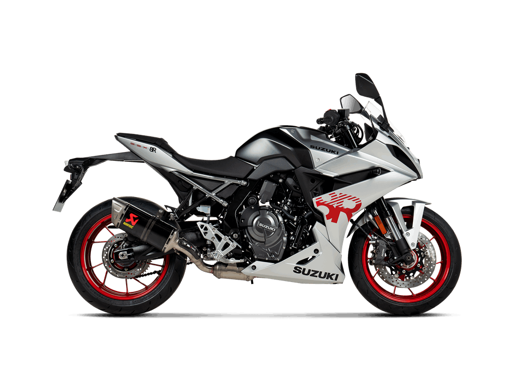 Akrapovic Auspuff Komplettanlage Edelstahl SUZUKI GSX-8S / GSX-8R / GSX-8T / TT