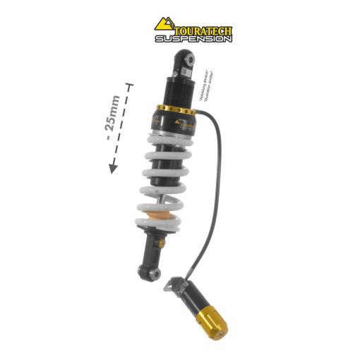 Touratech Suspension Lowering Shock Absorber Rear -25mm for BMW F850GS from 2018 Type Level2