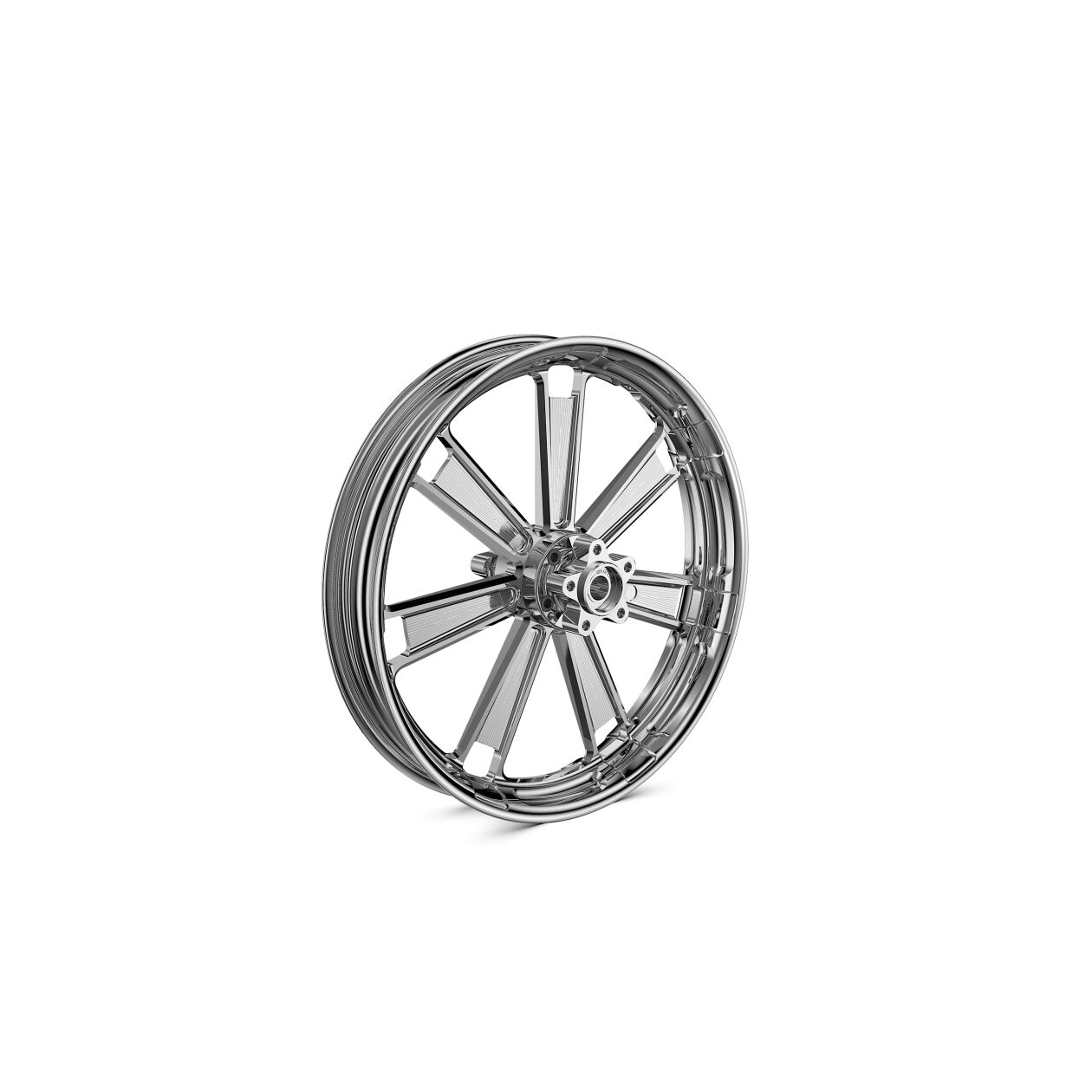 Schmiederad Felge vorne 3X19 CHROM 77219457415 für BMW K34 + K35 R18