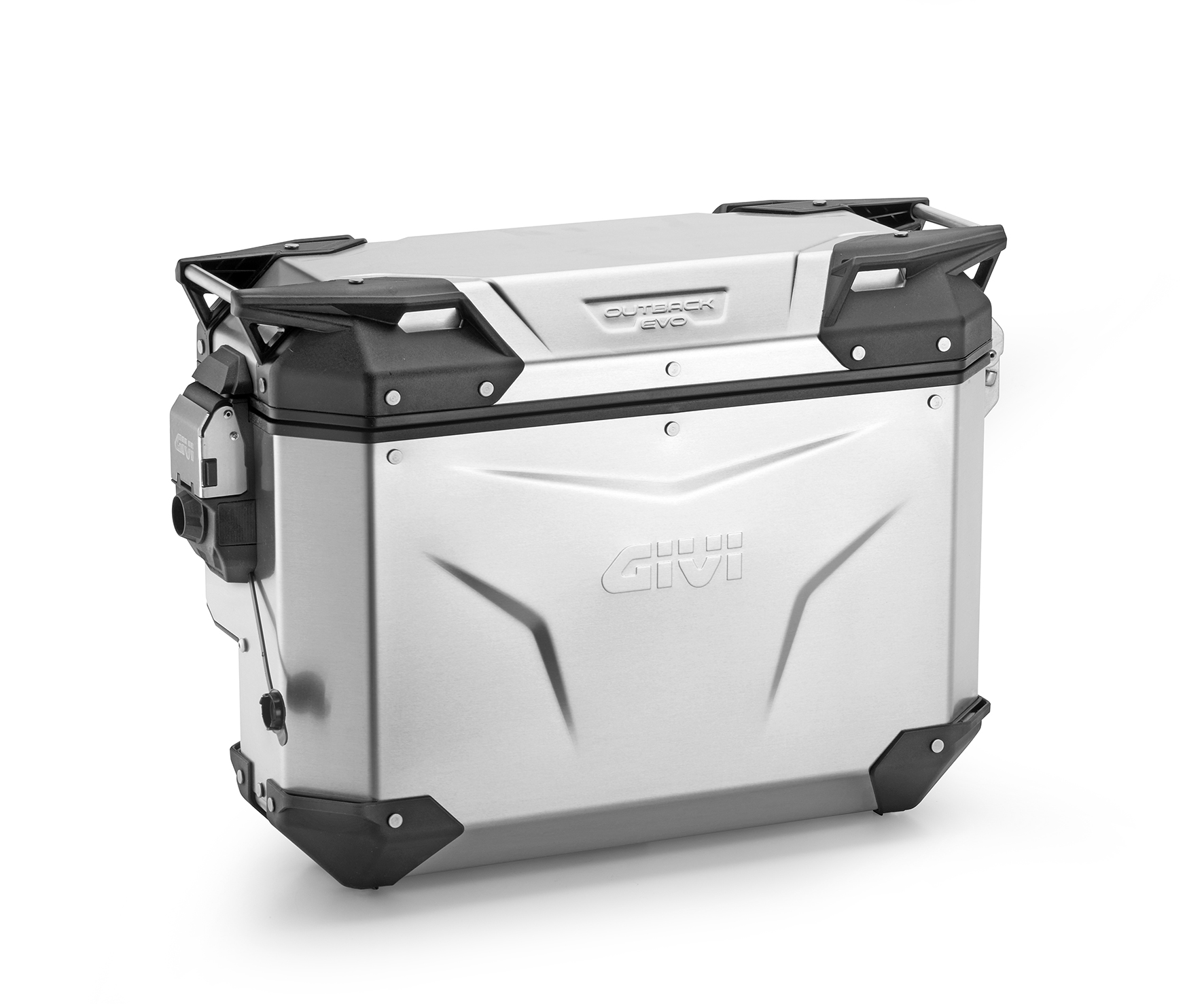 Alu-Seitenkoffer Trekker Outback EVO 33 Monokey Seitlich versetzt, rechts, SMART SEC. LOCK