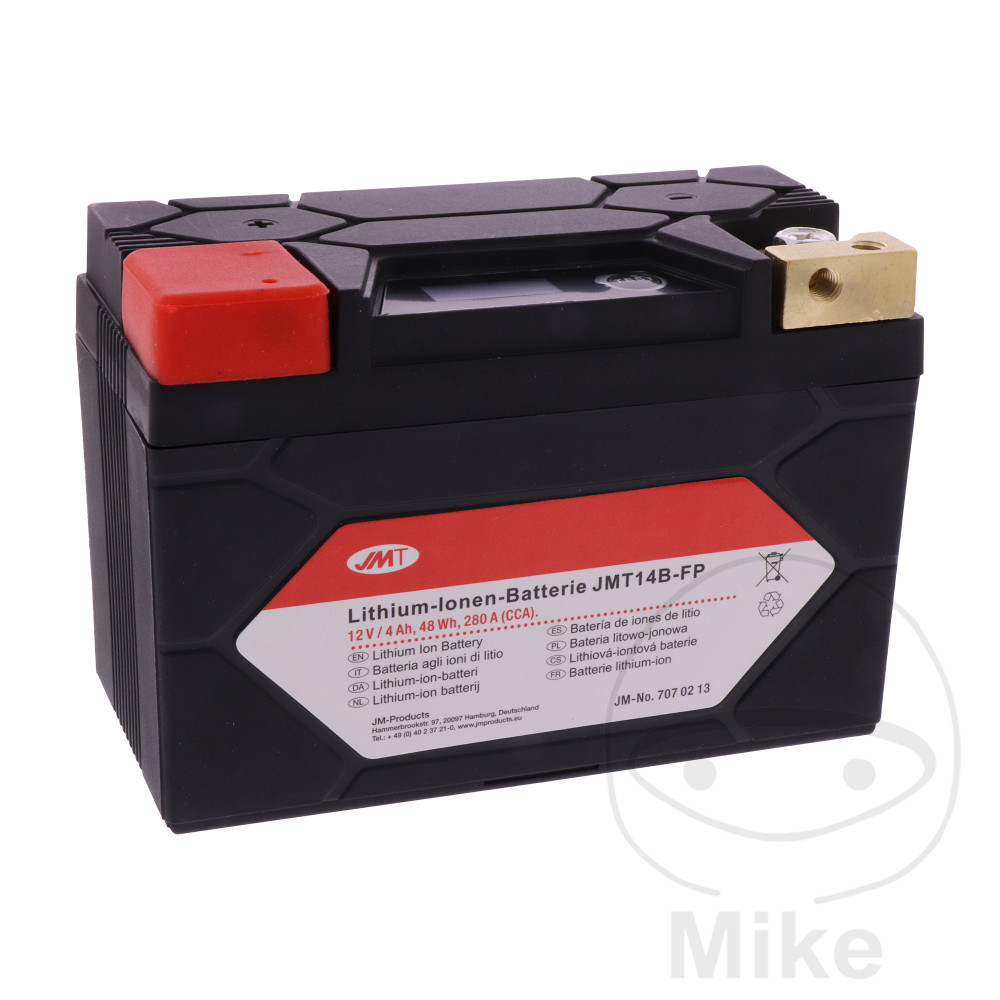 1000_7070213 Batteria al litio JMT14B-FP per moto con indicatore