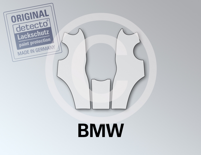 Set de película protectora para tanque de maletero 3 piezas para BMW R nineT desde 2014
