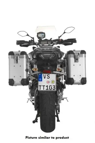 Sistema di bagagli Touratech ZEGA Pro "And-S" 31/31 litri portapacchi in acciaio inox nero Yamaha MT-09 15-17