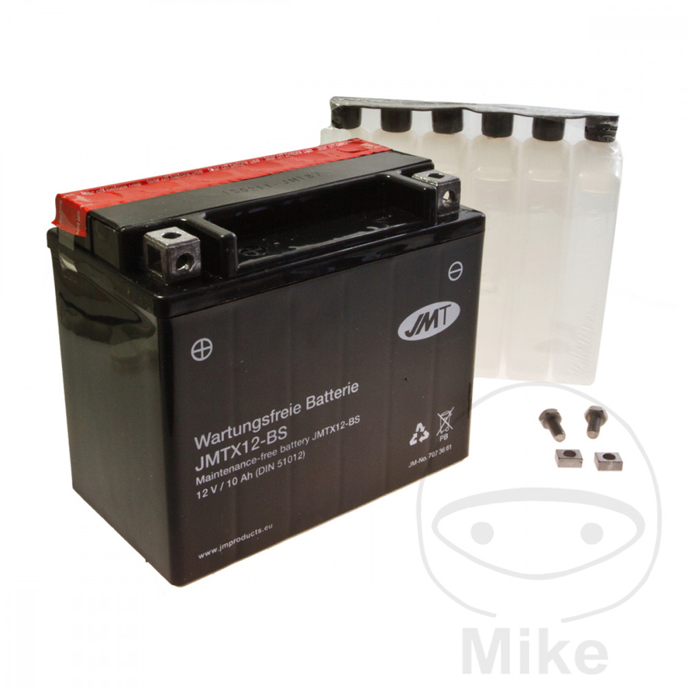 Batteria per moto YTX12-BS JMT