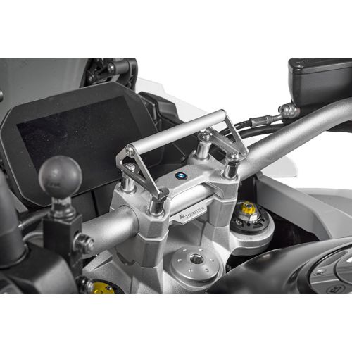 GPS Navigation Mount BMW F850GS + Adventure on Handlebar Clamp for Handlebar Rise 35 mm