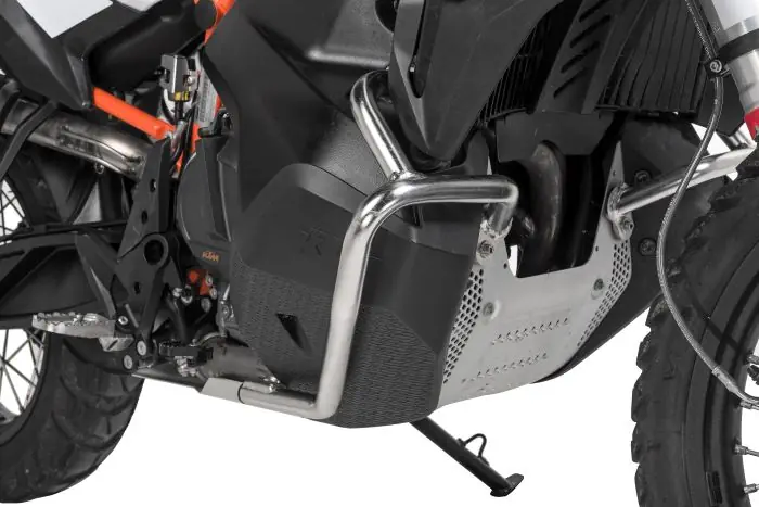 Barre de protection de réservoir Touratech en acier inoxydable pour KTM 790 Adventure / 790 Adventure R