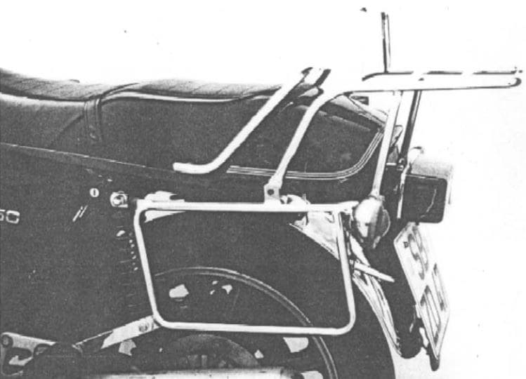 Komplettträgerset (Seitenkofferträger und Rohrgepäckbrücke Topcaseträger) chrom für Yamaha XS 750 (1976-1979)