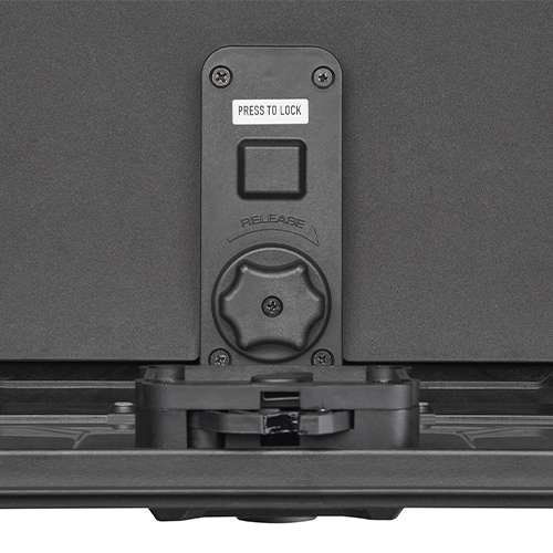 ALPINA Monolock Topcase aus Aluminium natur, 44 Liter, mit Universalplatte und Montagekit