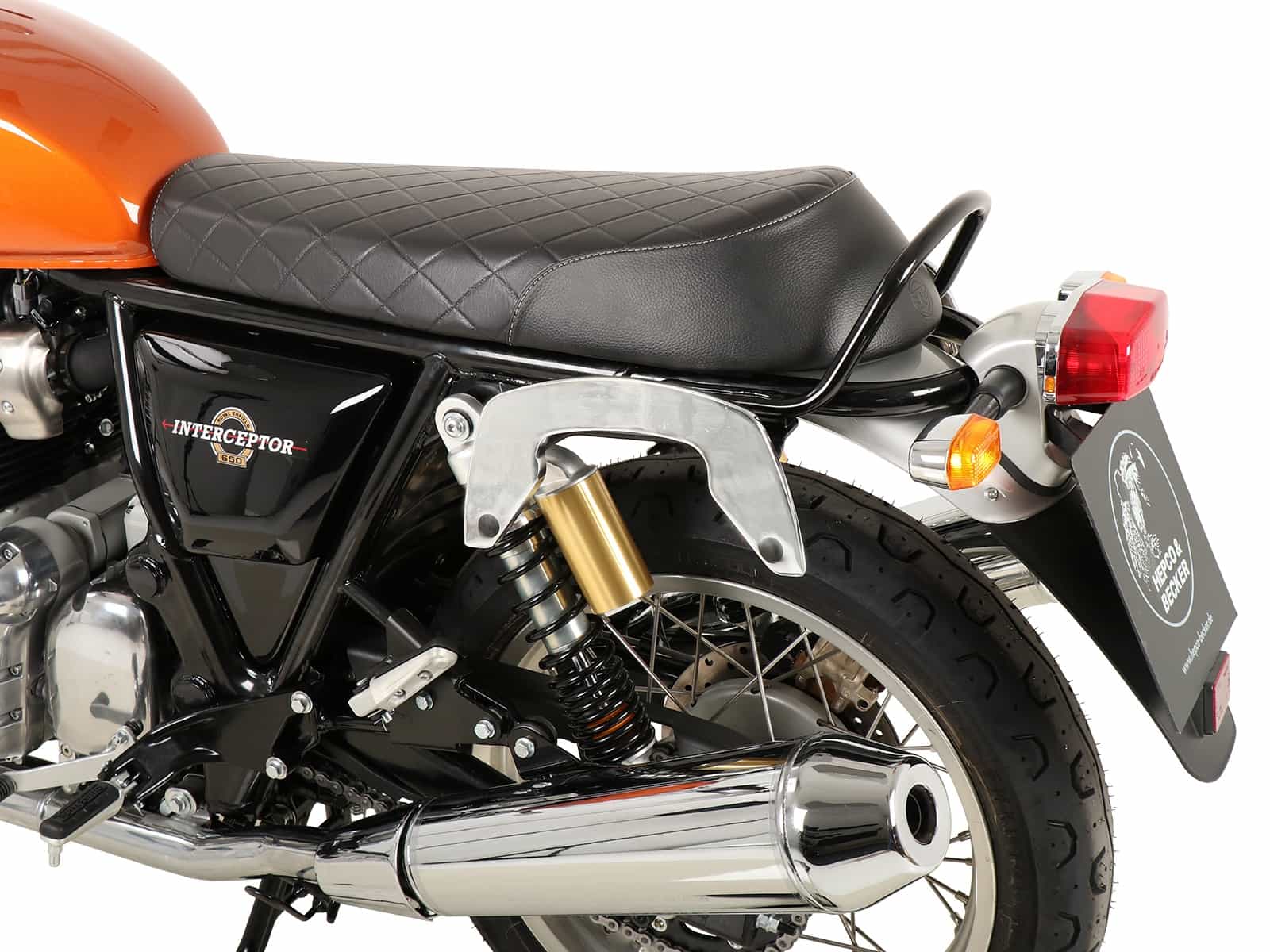 C-Bow Seitenträger chrom für Royal Enfield Interceptor (2018-) / Continental 650 / GT 650 (2019-)