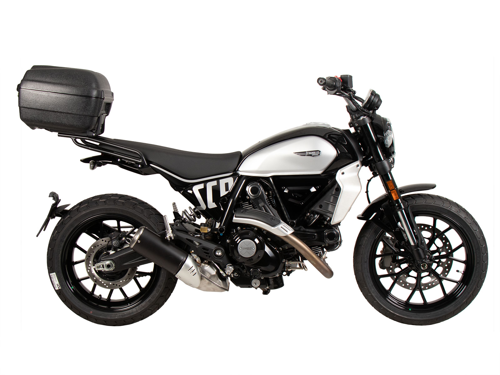 Alurack Topcaseträger schwarz für Ducati Scrambler 800 Icon / Dark (2023-)