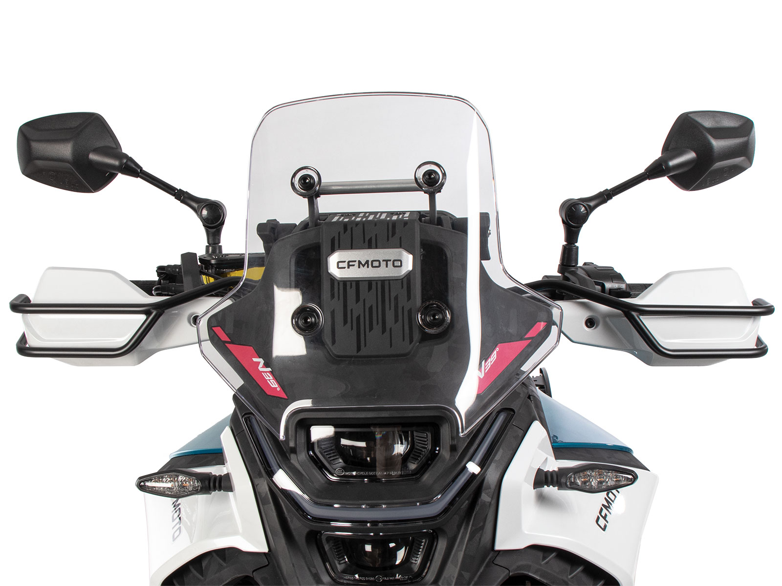 Griffschutz für CF Moto 450 MT (2024-) Set, schwarz (links + rechts)