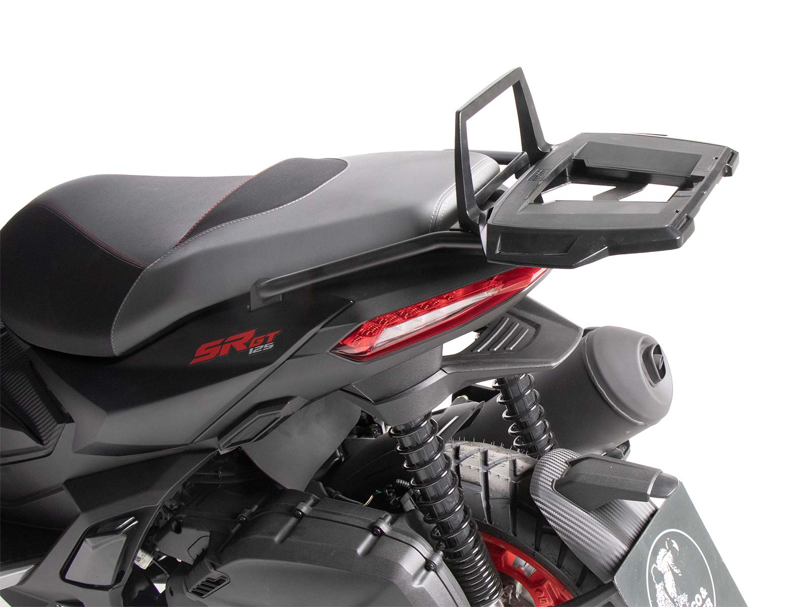Alurack Topcaseträger schwarz für Aprilia SR GT 125/200/Sport (ab 2022)