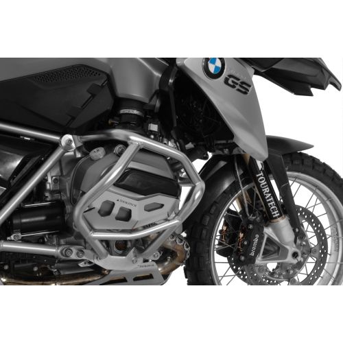 Protección de cilindro / Protección de tapa de válvula de aluminio natural para BMW R1200GS LC R1200RT LC R1200R LC R1200RS LC