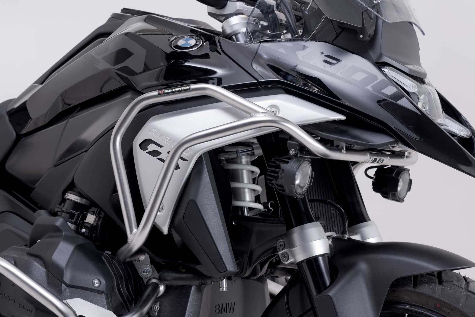 Oberer Sturzbügel Edelstahl. BMW R 1300 GS (23-). Für OEM SBL.