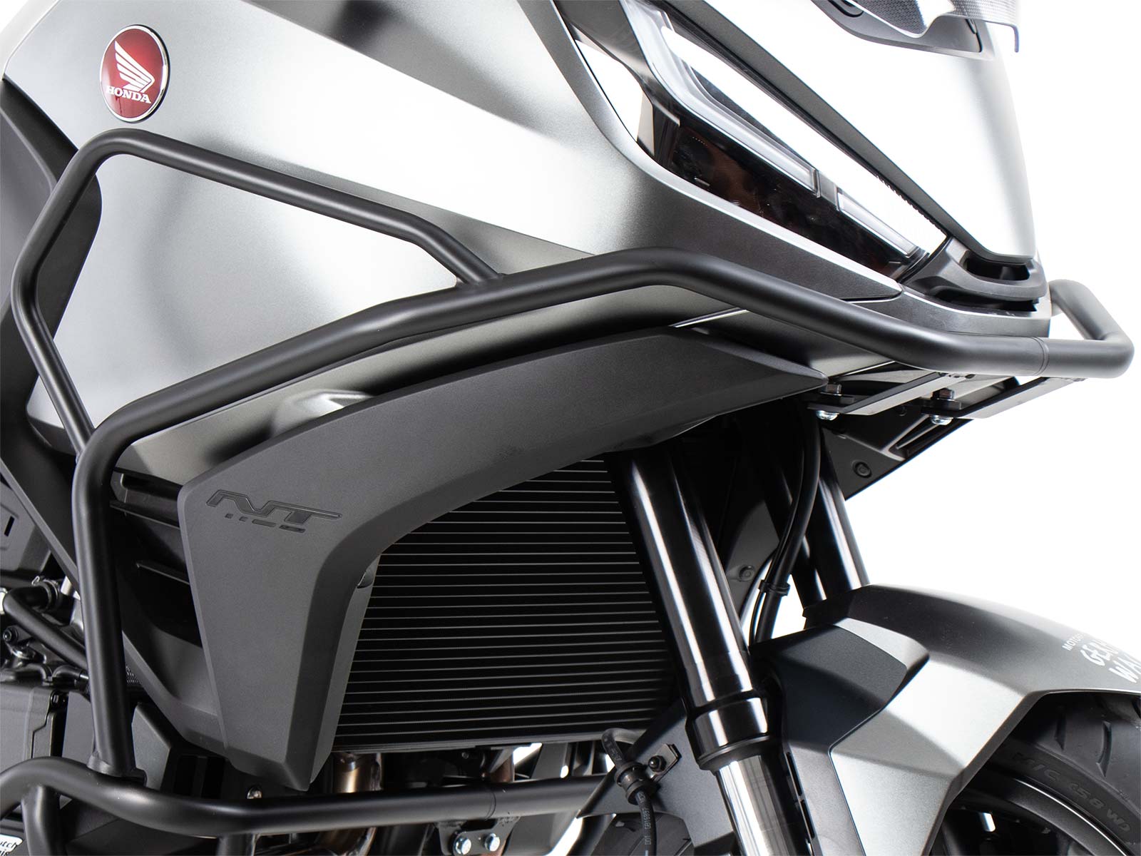 Tankschutzbügel schwarz für Honda NT 1100 (2022-2024) (nur für Kombination mit H&B Motorschutzbügel, nicht inklusive)