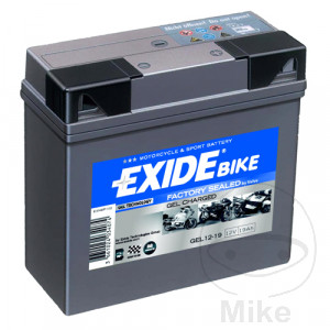 Gel Motorcycle Battery 12-19 Exide Alternative: 7074644 9004