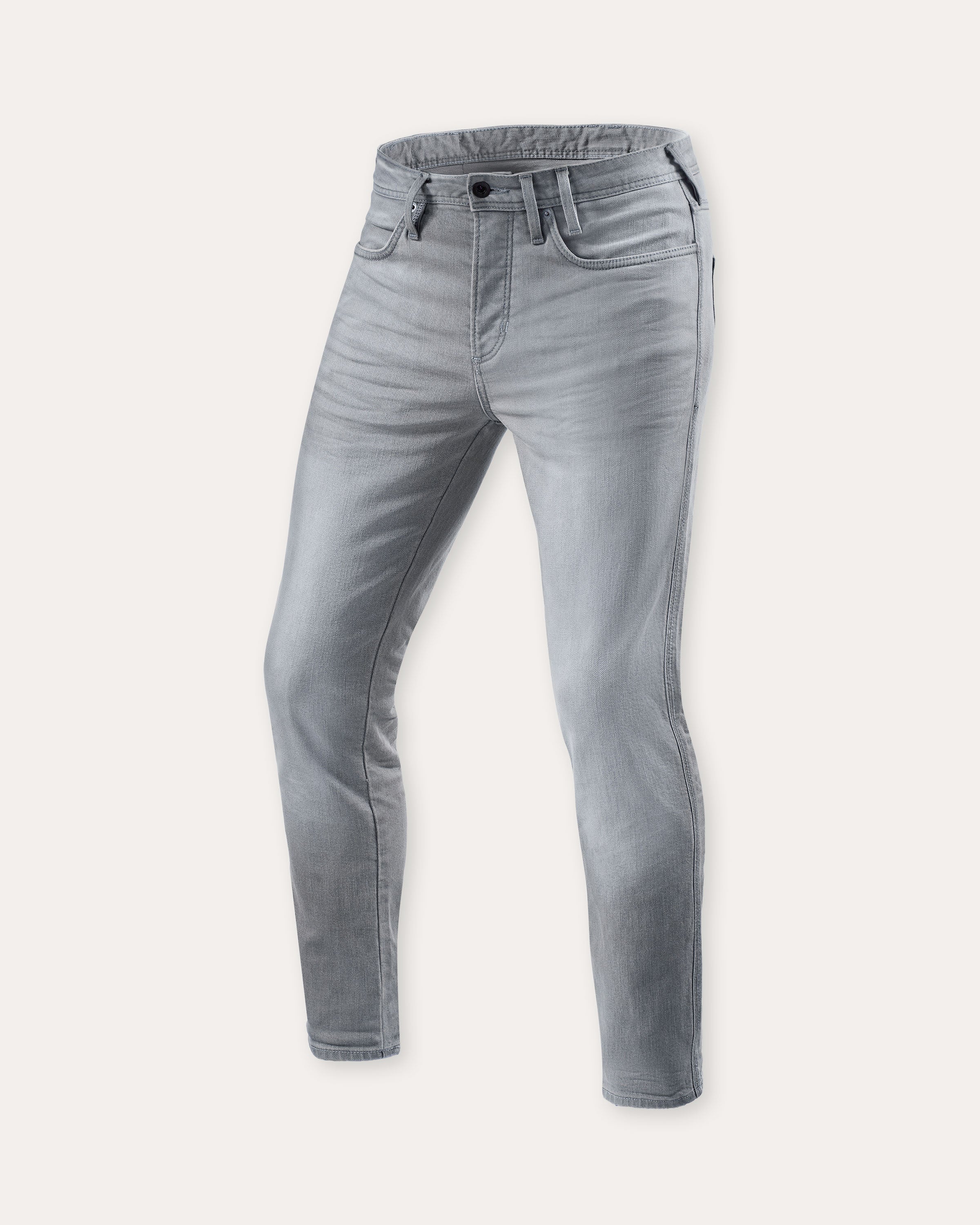 Jeans Piston 2 SK | Light Grey Used - Hellgrau Used / 28 / L32 - Größe: 28 - Länge: L32