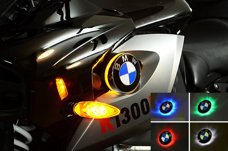163_0 Zweifarbige LED Emblemblinker für BMW K1300R