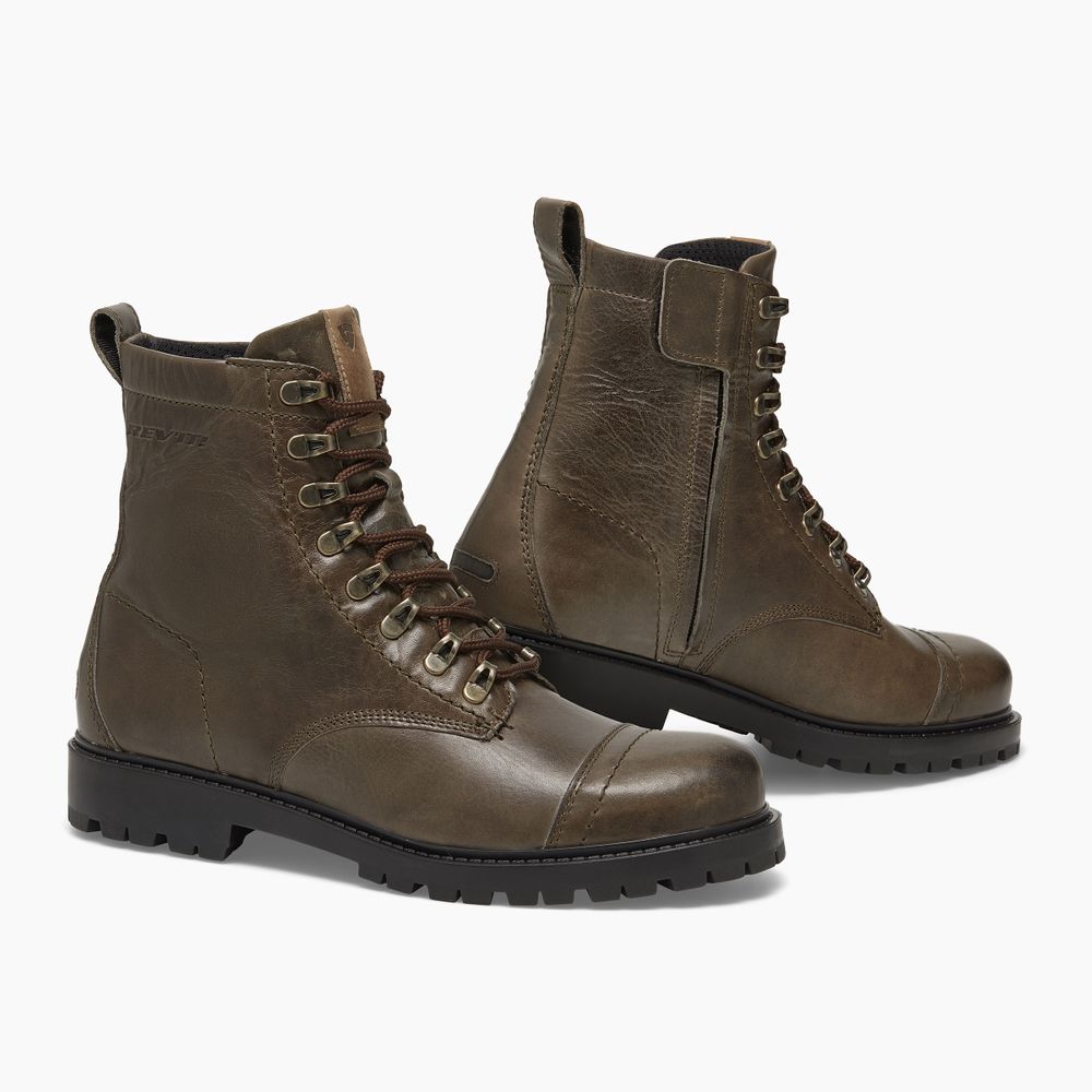 Revit Bottes de Moto Patrol Bottes à Lacets en Cuir