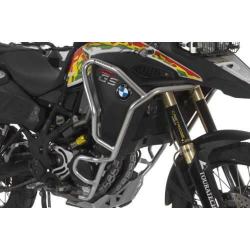 Extension de protection de cadre en acier inoxydable Touratech pour BMW F800GS Adventure