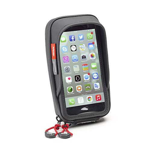 I-Phone 6 Plus/Samsung Note 4 Smartphone Tasche mit Sonnenschutz und Spiegel-Halterung
