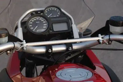 Touratech Handlebar Center Brace 22/25 290 for Vehicles with Tube Handlebars, e.g. BMW K25 R1200GS + Adventure