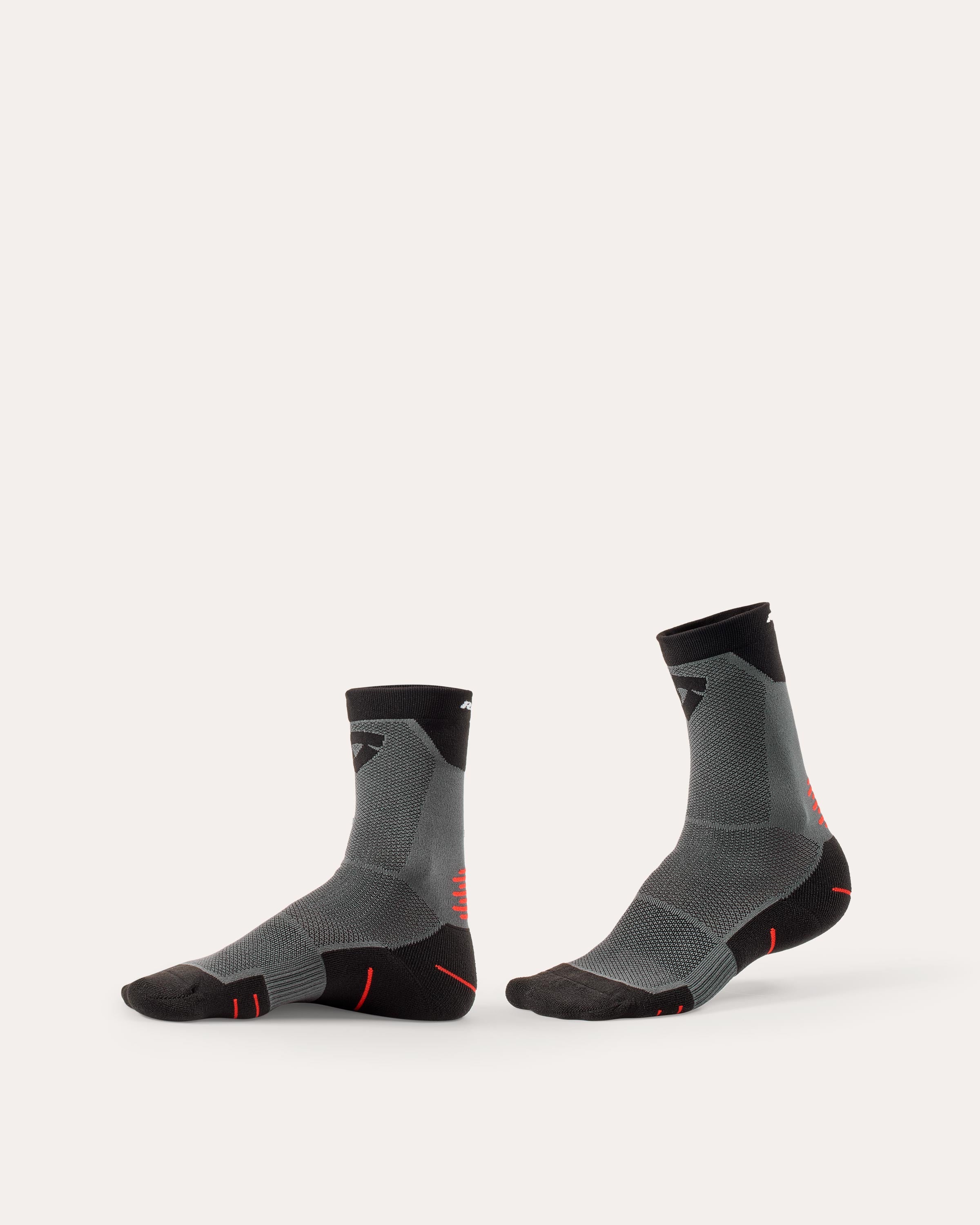 Socken Charger 2 | Grey-Black - Grau-Schwarz / 45-47 / Standard - Größe: 45-47 - Länge: Standard