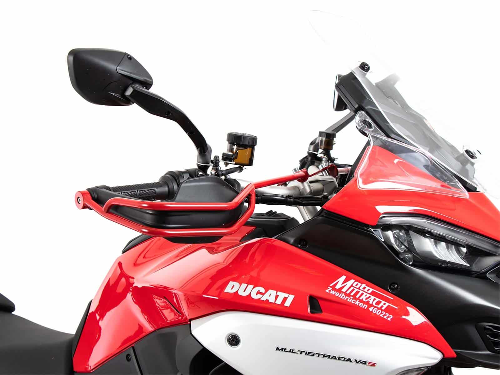 Griffschutz für Ducati Multistrada Multistrada V4/S/S Sport (2021-2024)/Rally(2023-2024) Set, rot (links + rechts)