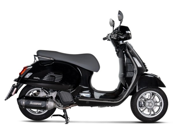Akrapovic Auspuff VESPA GTS 125 / Super / SuperSport / SuperTech mit 2 Lambdaanschlüssen Euro5+