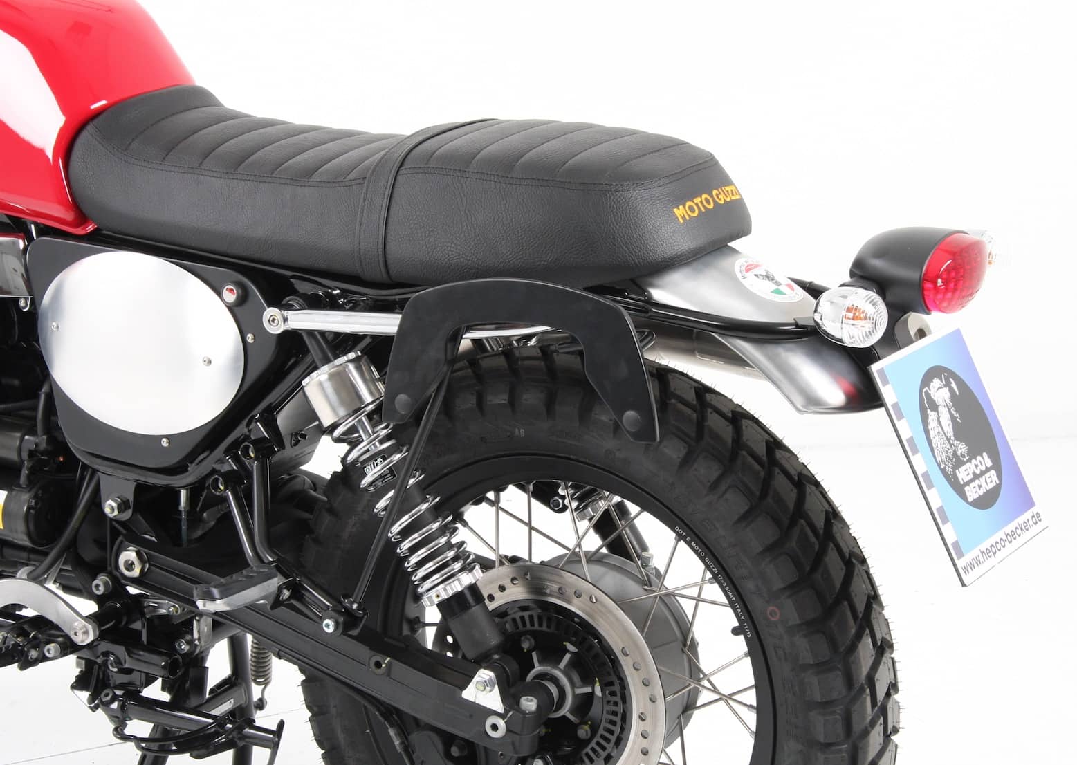 C-Bow Seitenträger einseitig links schwarz für Moto Guzzi V 7 II Scrambler/Stornello (2016) C-Bow Seitenträger einseitig links schwarz für Moto Guzzi V 7 II Scrambler/Stornello (2016)