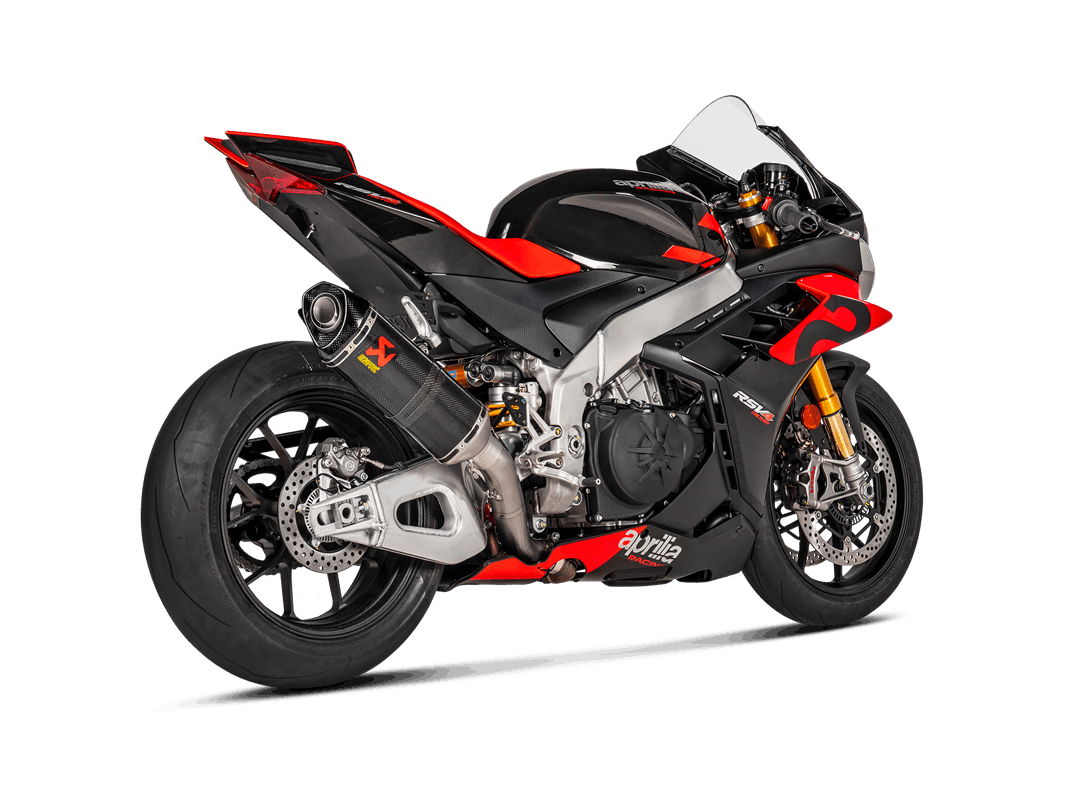Akrapovic Slip-On Line (Carbon) Exhaust for Aprilia RSV4 / TUONO V4 2021 - 2023