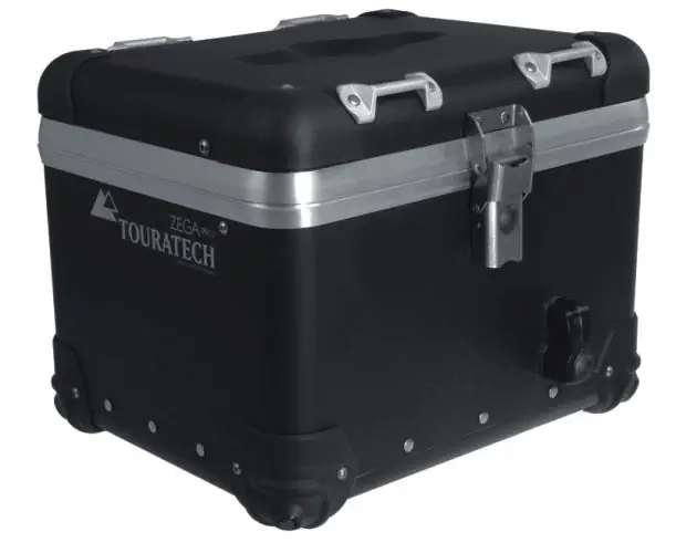 Topcase Touratech ZEGA Pro Alu "And-Black" 38 Litres avec Rapid-Trap