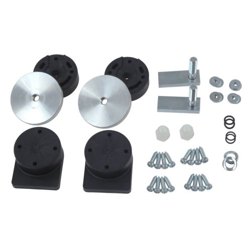 Kit de montage Touratech pour valise en aluminium 18 mm par exemple BMW R1200GS + Adventure F800GS K1600GT